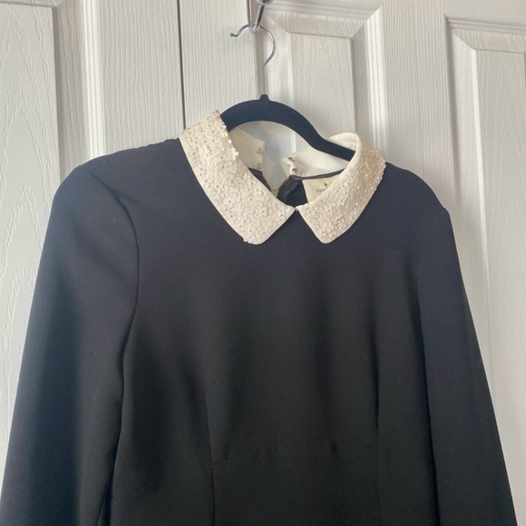 Kate spade sequin collar crepe dress - Picture 3 of 7